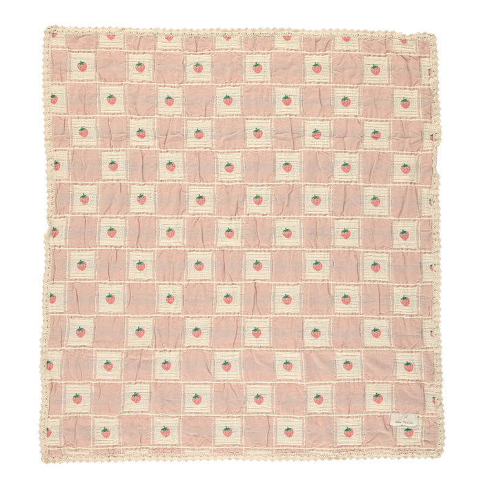 Bebe Organic Strawberry Patchwork Blanket – A Perfect Present