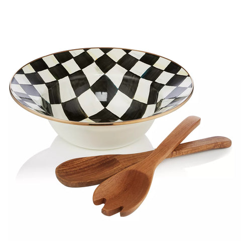 Courtly Check Salad Serving Set
