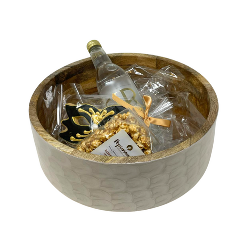 Wood & Enamel Salad Bowl Mishloach Manos
