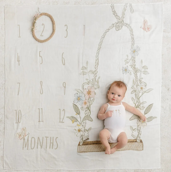 Peluche Milestone Blanket Swaddle