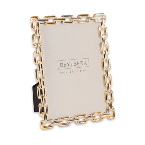 Rose Gold Chain Link Picture Frame