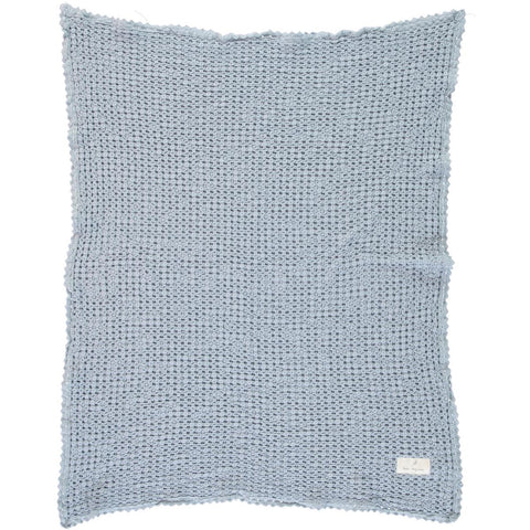 Bebe Organic Atlantic Blue Waffle Blanket