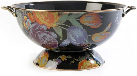 Black Flower Market Everything Bowl (Large)