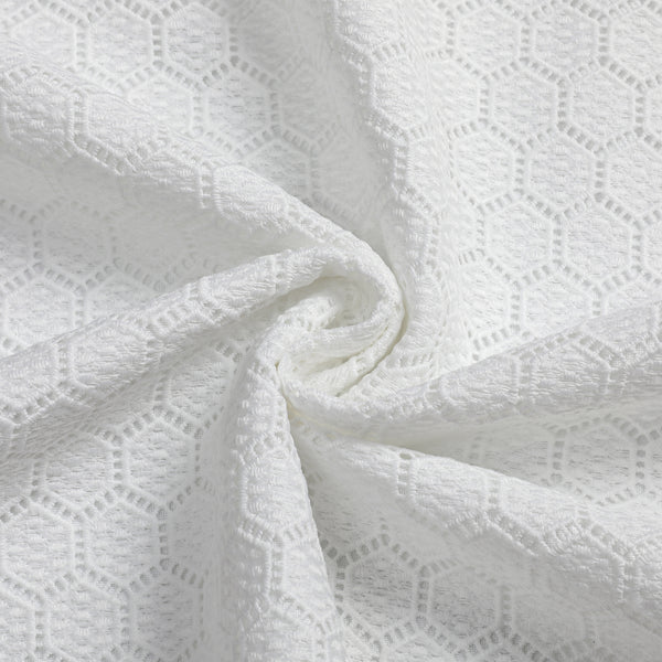 Diamond Hexagon Lined Tablecloth