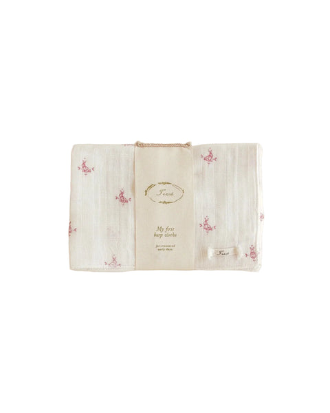 Ferne Baby Folk Bunny Burp Cloth Set of 2
