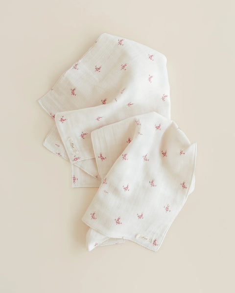 Ferne Baby Folk Bunny Burp Cloth Set of 2