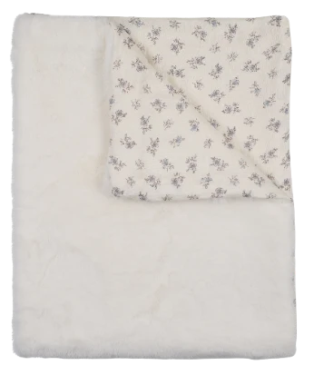 Peluche Powder Blossom Fur Blanket