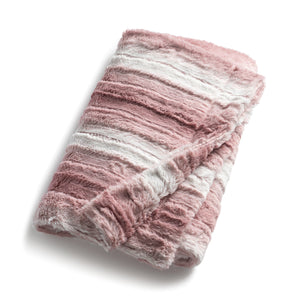 Zandino Rowan Mauve Plush Blanket