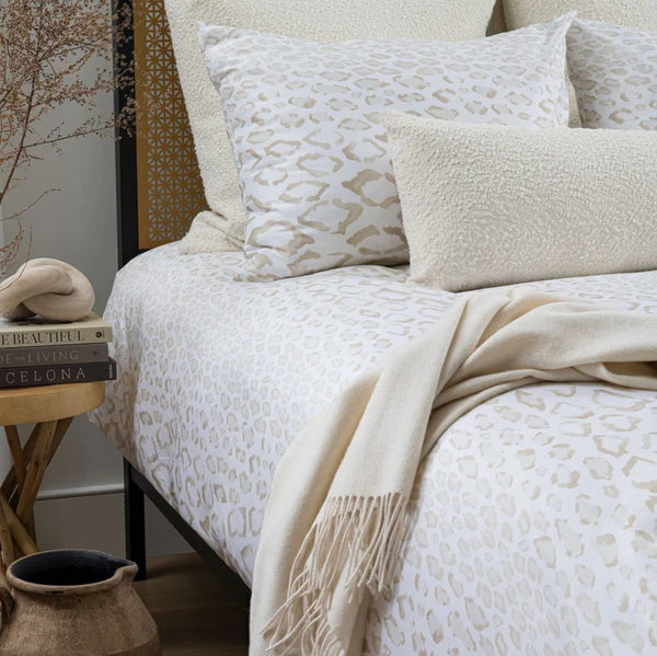 Aura & Belle Light Beige Safari Couture Duvet Set