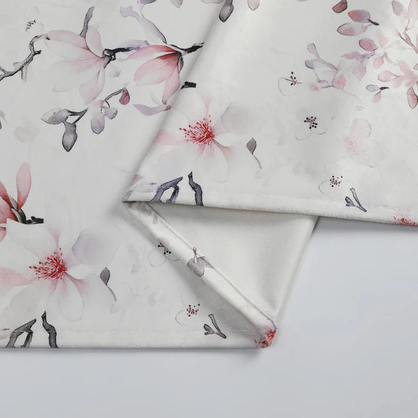 Magnolia Bloom Velvet Tablecloth