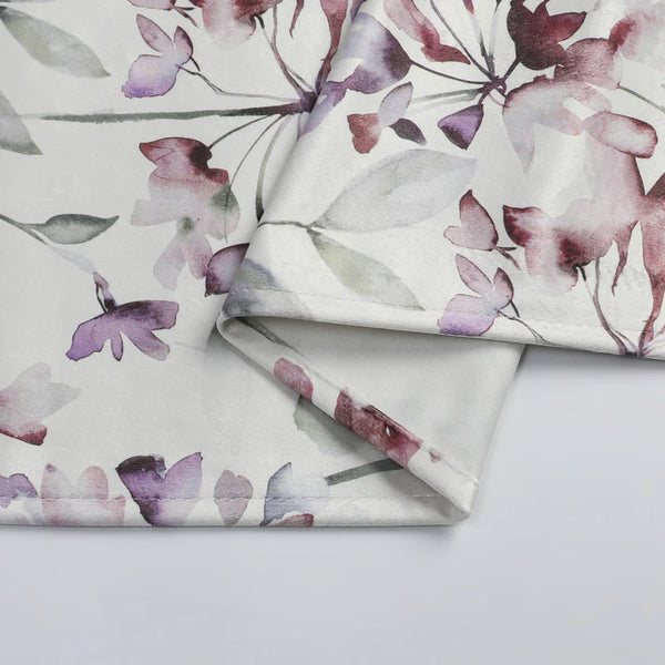 Lilac Leaf Velvet Tablecloth
