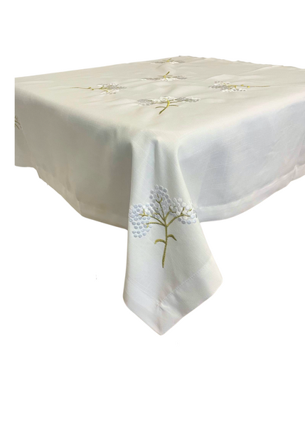 Blossom Linen Look Tablecloth