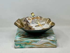 Gold and silver bowl
