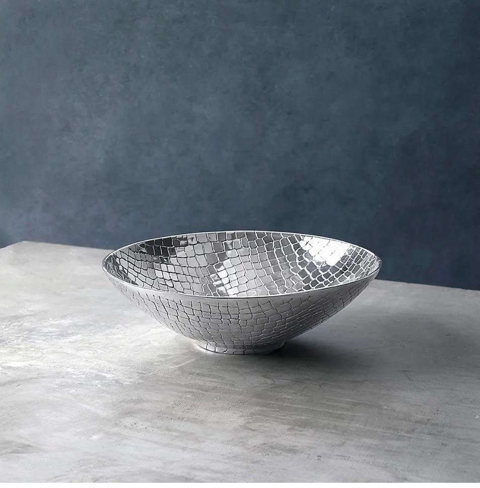 Silver Croc Detail Bowl