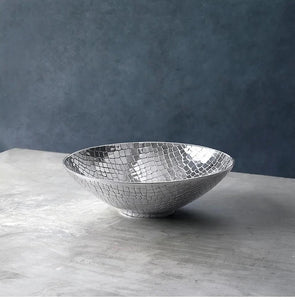 Silver Croc Detail Bowl