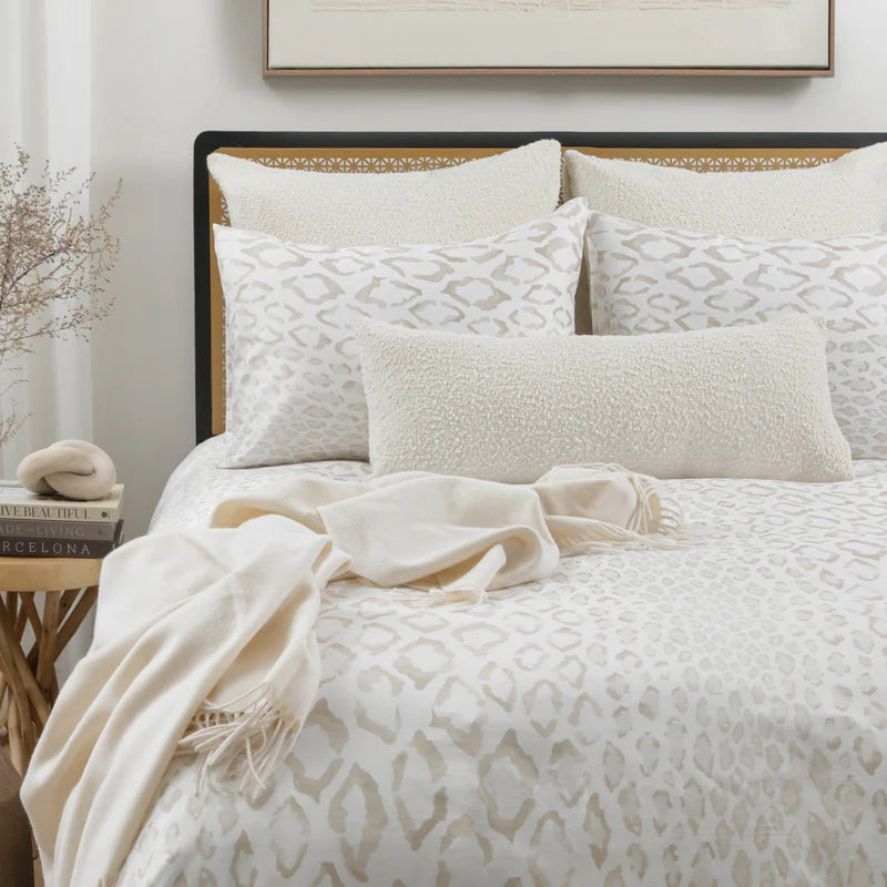 Aura & Belle Light Beige Safari Couture Duvet Set