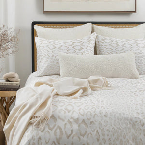 Aura & Belle Light Beige Safari Couture Duvet Set