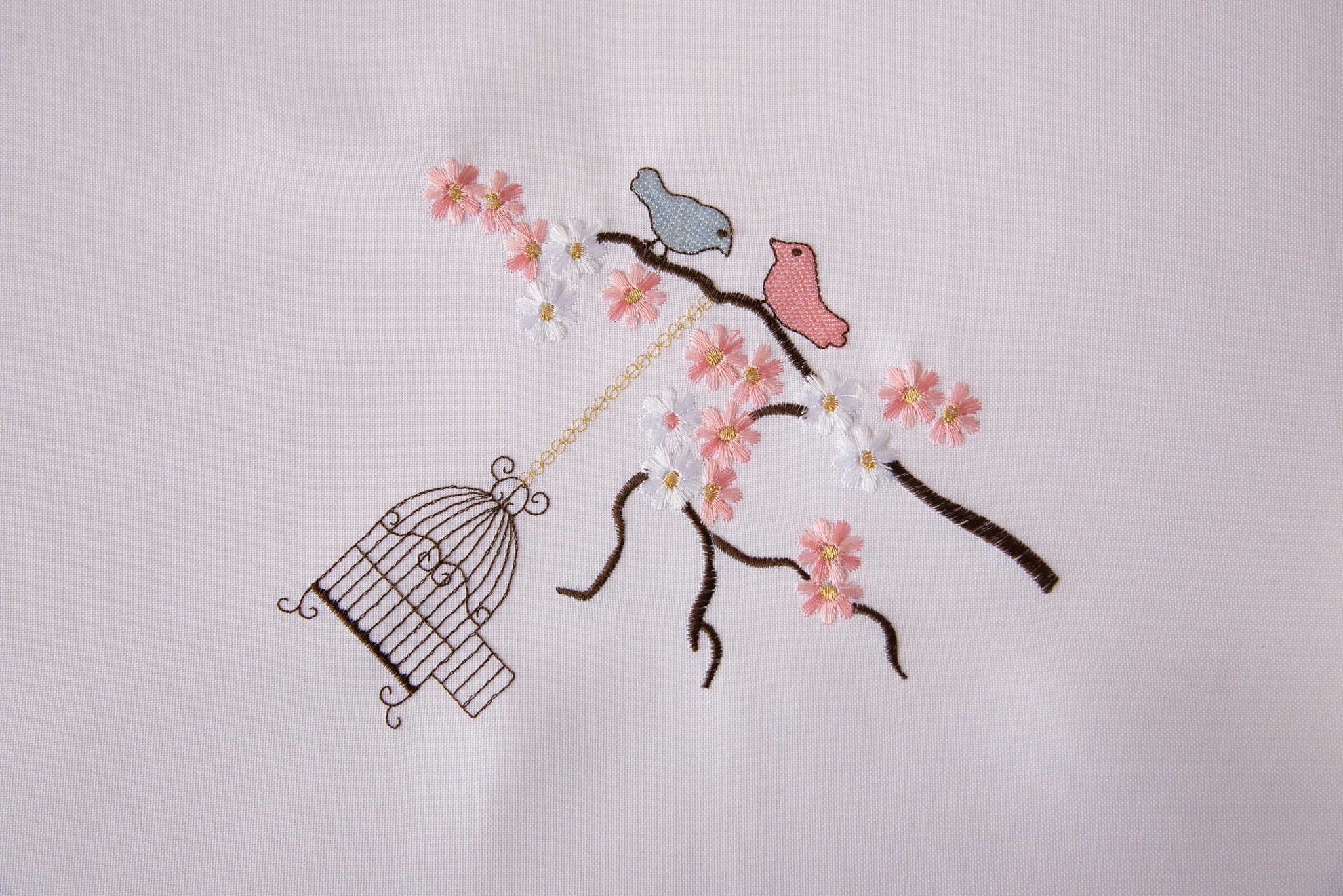 Parlux Birdcages Embroidered Tablecloth - Thumbnail 2