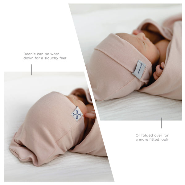 Jacqueline & Jac Blush Baby Beanie