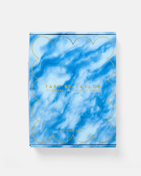 Tart by Taylor Blue Marbled Acrylic Picture Frame
