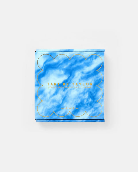 Tart by Taylor Mini Blue Marbled Acrylic Picture Frame