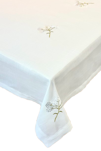 Blossom Linen Look Tablecloth