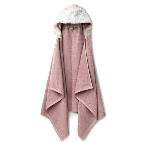 Zandino Evelyn Snowy Rose Hooded Towel
