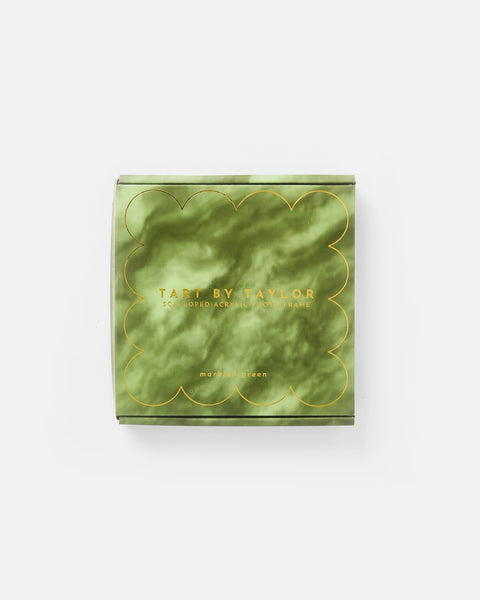 Tart by Taylor Mini Green Marbled Acrylic Picture Frame