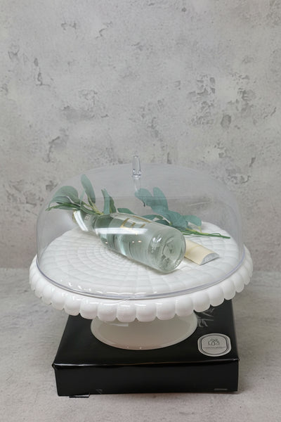 Guzzini Tiffany White Cake Stand Mishloach Manos