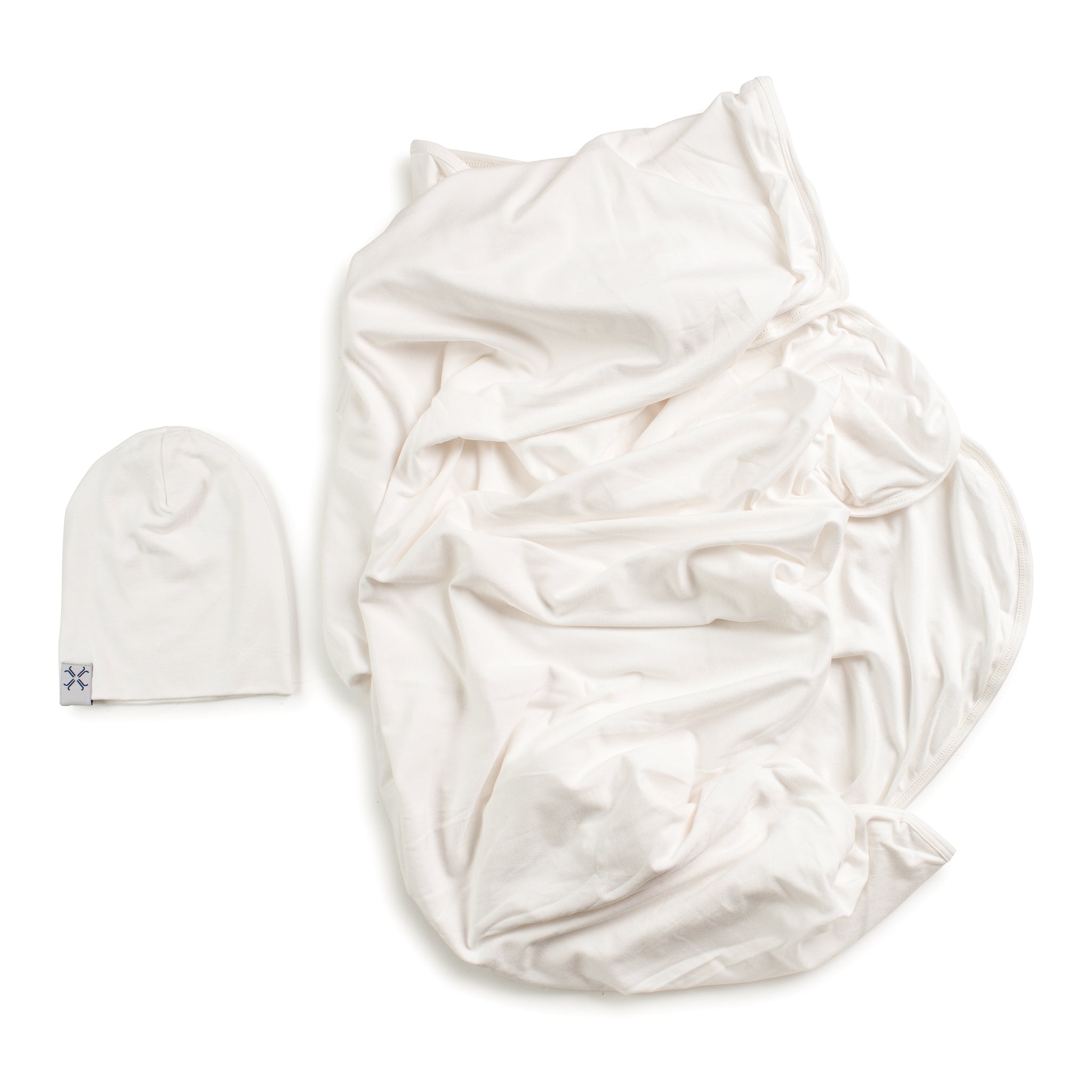 Jacqueline & Jac Natural White Swaddle Set