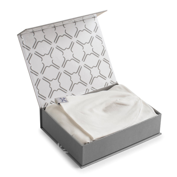 Jacqueline & Jac Natural White Swaddle Set
