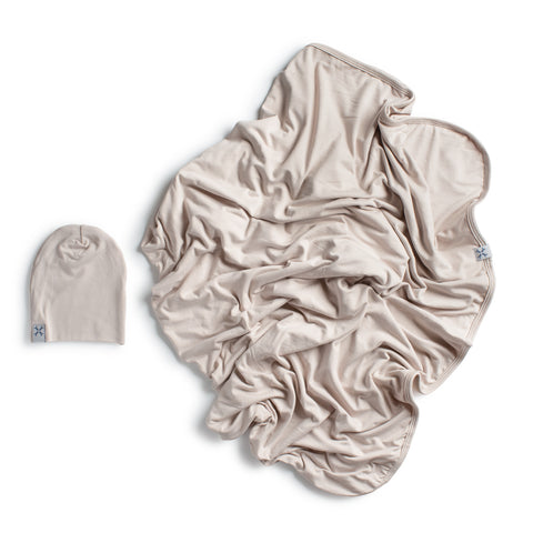 Jacqueline & Jac Sand Swaddle Set