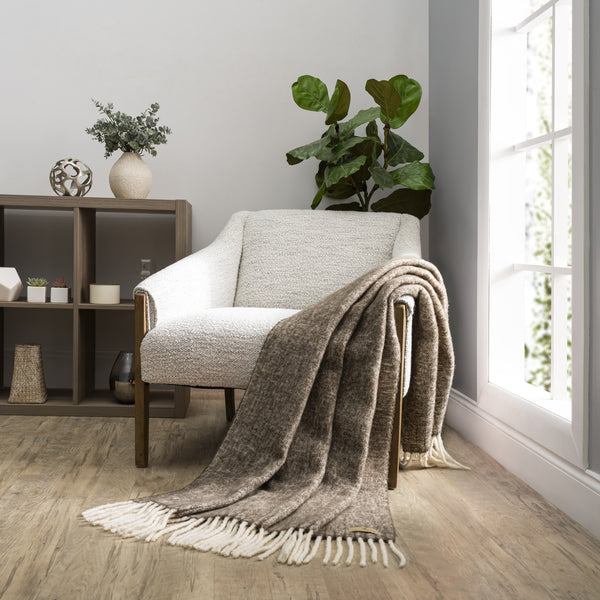 Lands Downunder Walnut Andes Wool Throw
