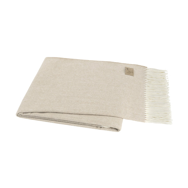 Lands Downunder Dune Italian Herringbone Throw