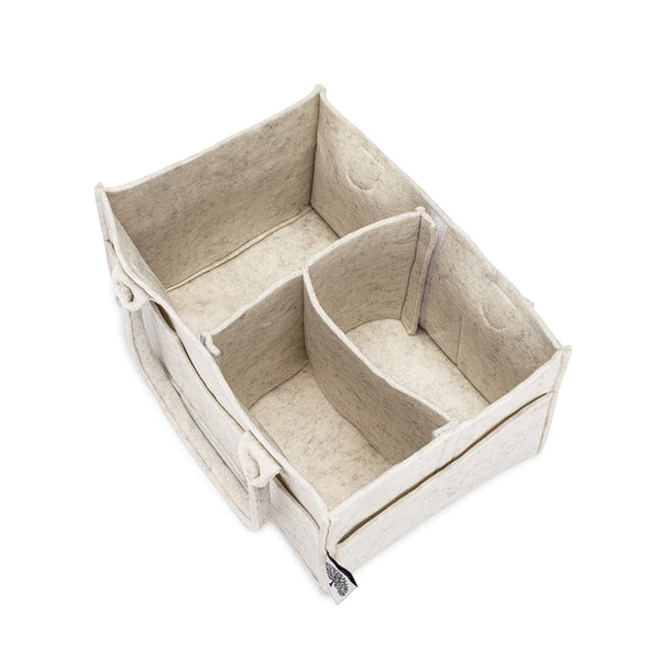 White Baby Storage Caddy- Regular