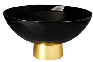 Serving Bowl- Black and Gold
