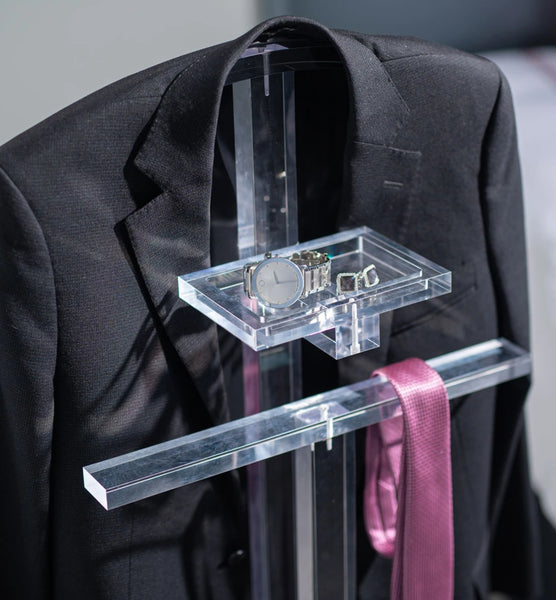 Lucite Valet Stand