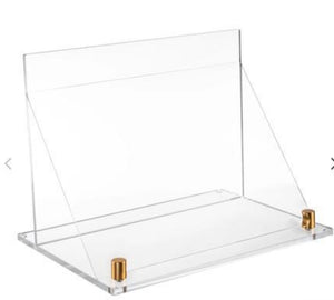 Cookbook Stand - Clear | Gold