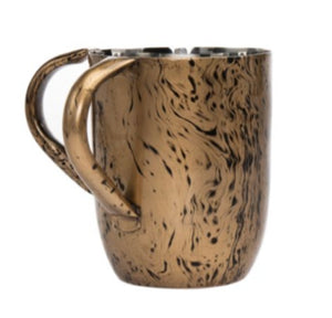 Swirl Washing Cup - Gold | Black