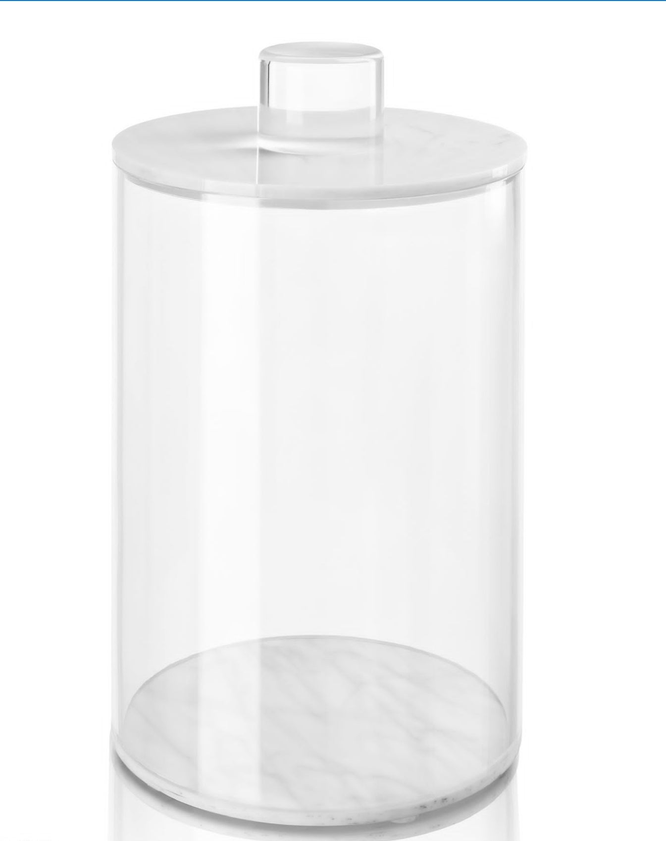 Luxe Round Marble Canister