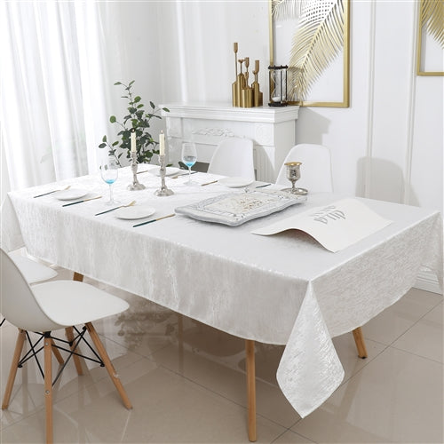 Jacquard Tablecloth - Off White