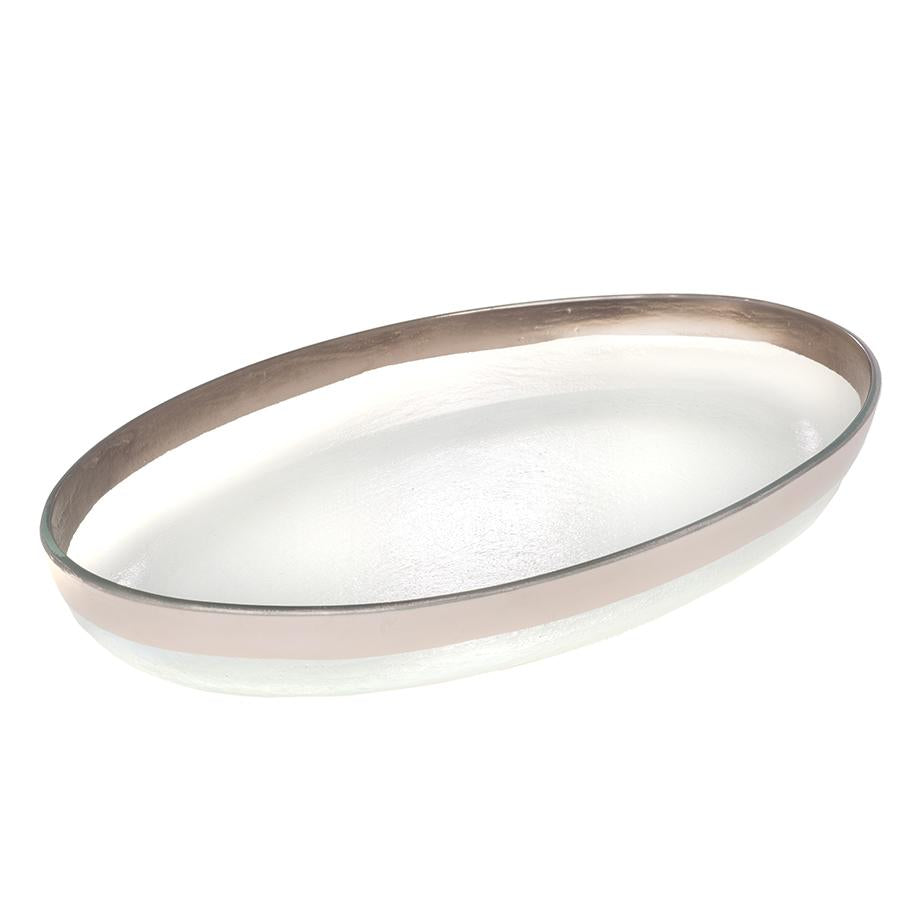 Glass Oval Tray