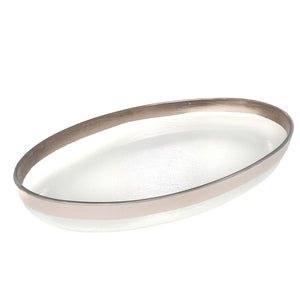 Glass Oval Tray