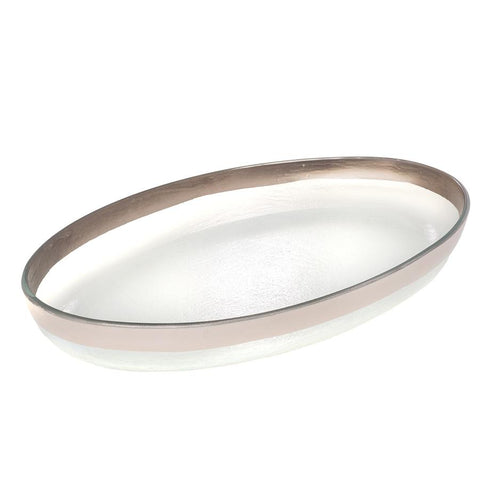 Glass Oval Tray