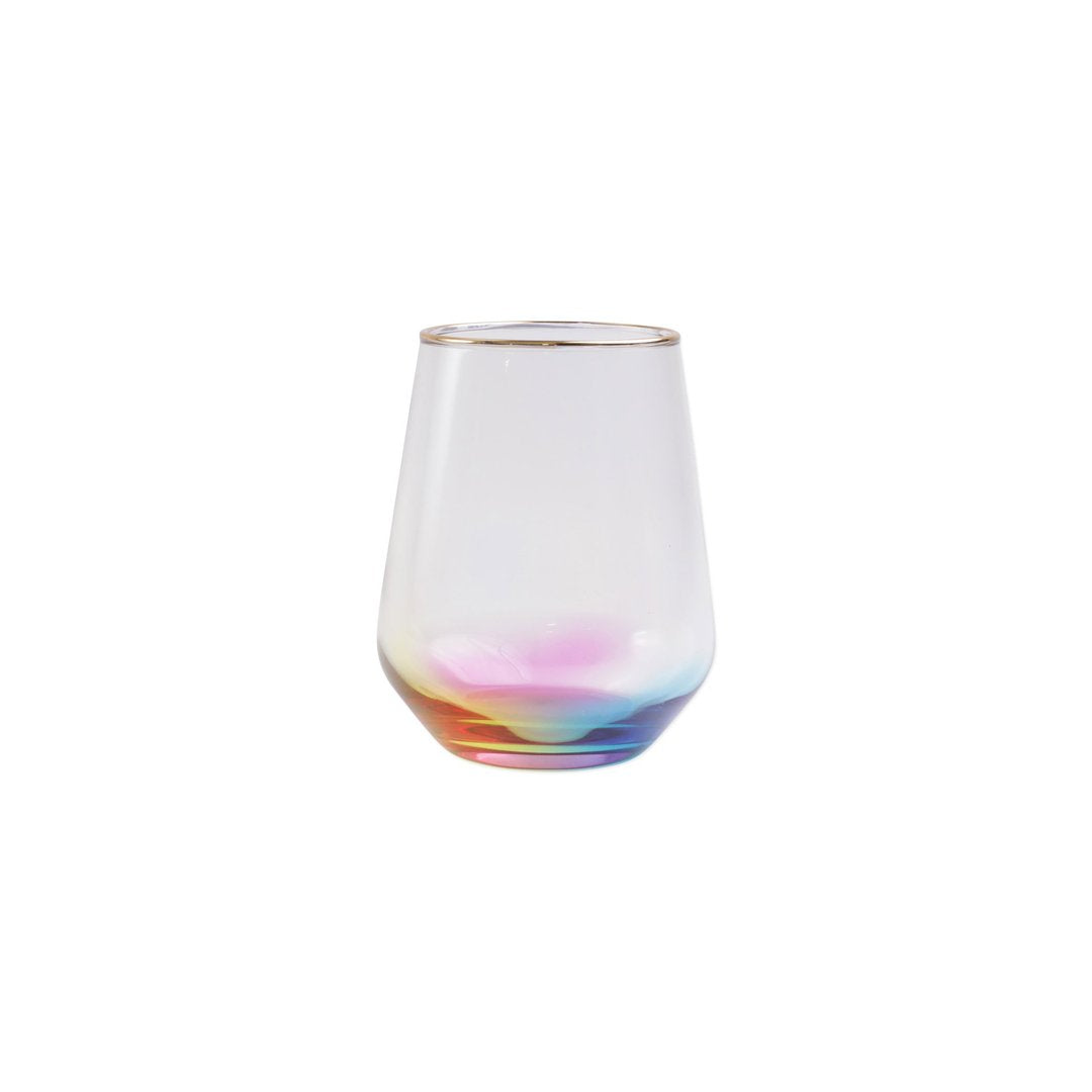 Rainbow Seamless Wine Glass